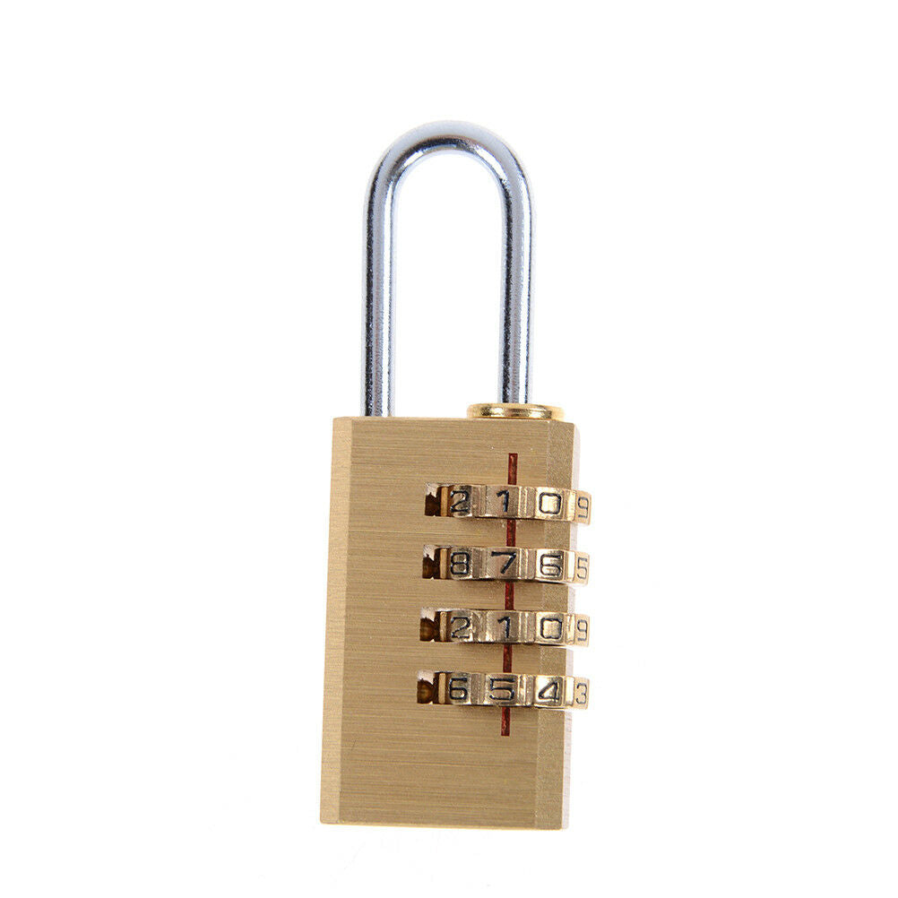 4 Digit Combination Lock Password Padlock Protable Travel bag Password Pad.l8