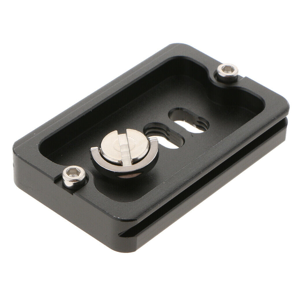 60*38mm Quick Release Plate QR Clamp Adapter for Tripod Ball Head with 1/4 Inch