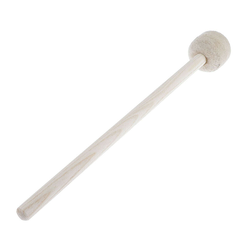 Drum Mallet with Wool Felt Head Instrument Percussion Accessory for Marching
