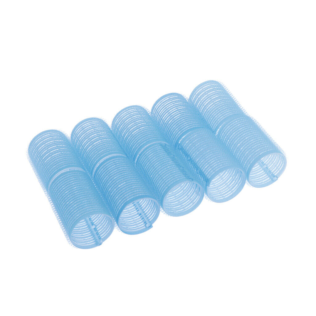 20 Pieces 20mm Yellow + 40mm Blue Self Grip Hair Rollers Set for Women Men