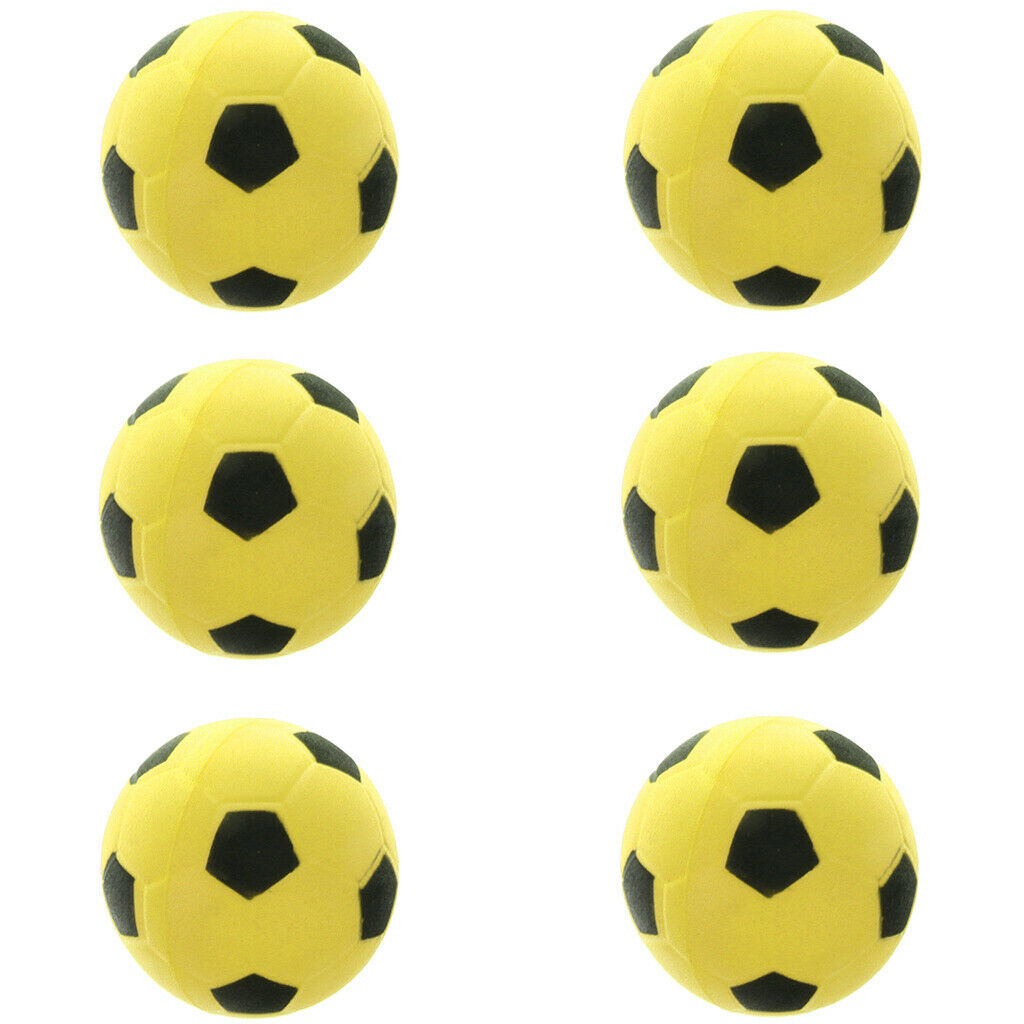 18 Pieces 6.3cm Foam Bounce Soccer Balls Kids Party Favors Fitness Game Toys