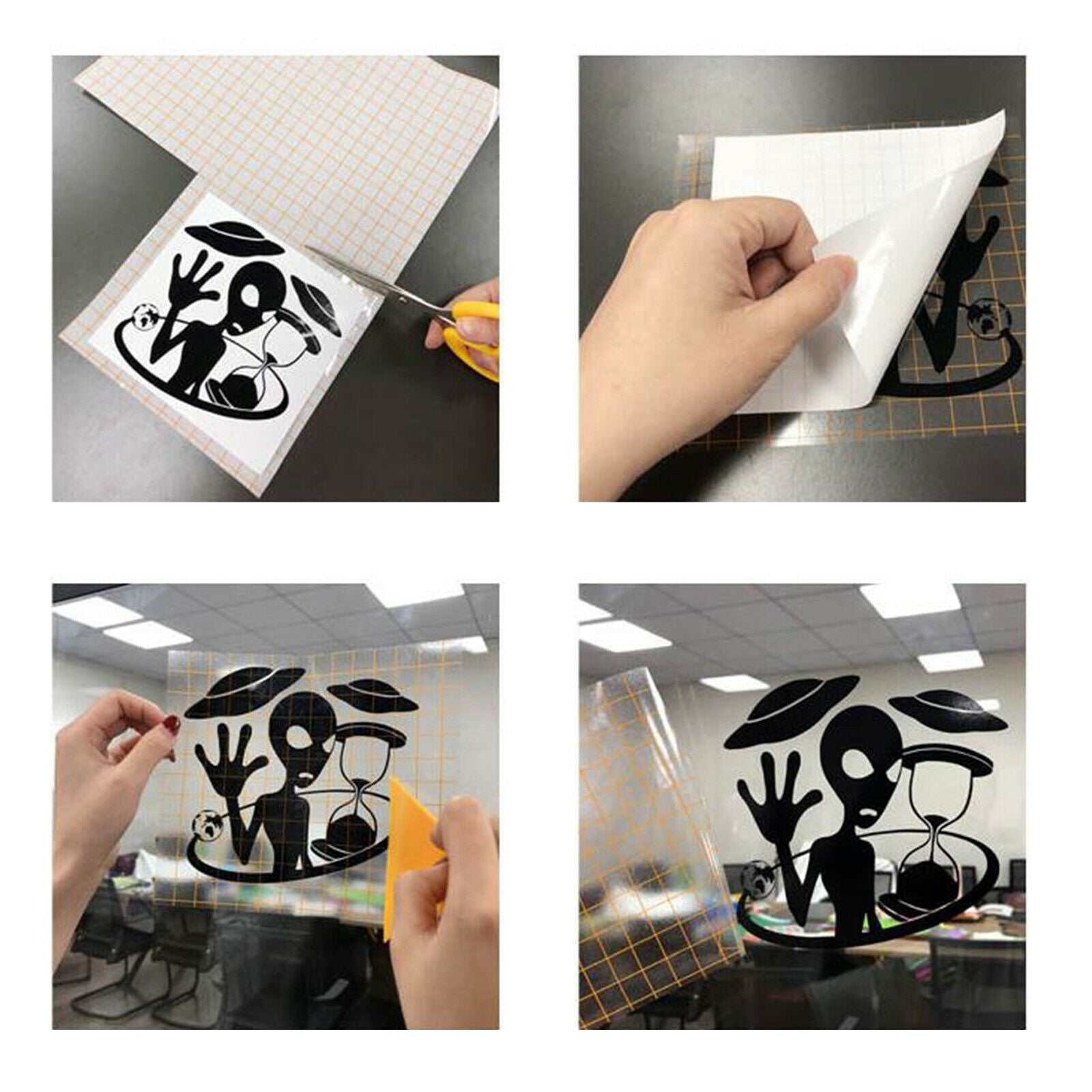 Reusable Transfer Paper Vinyl Cricut Decals Stickers Tape Smooth Accessories
