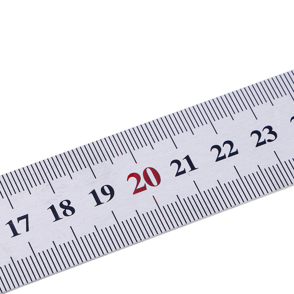 Square Stainless Steel Measure Ruler Engineer Carpenter Woodwork Tools