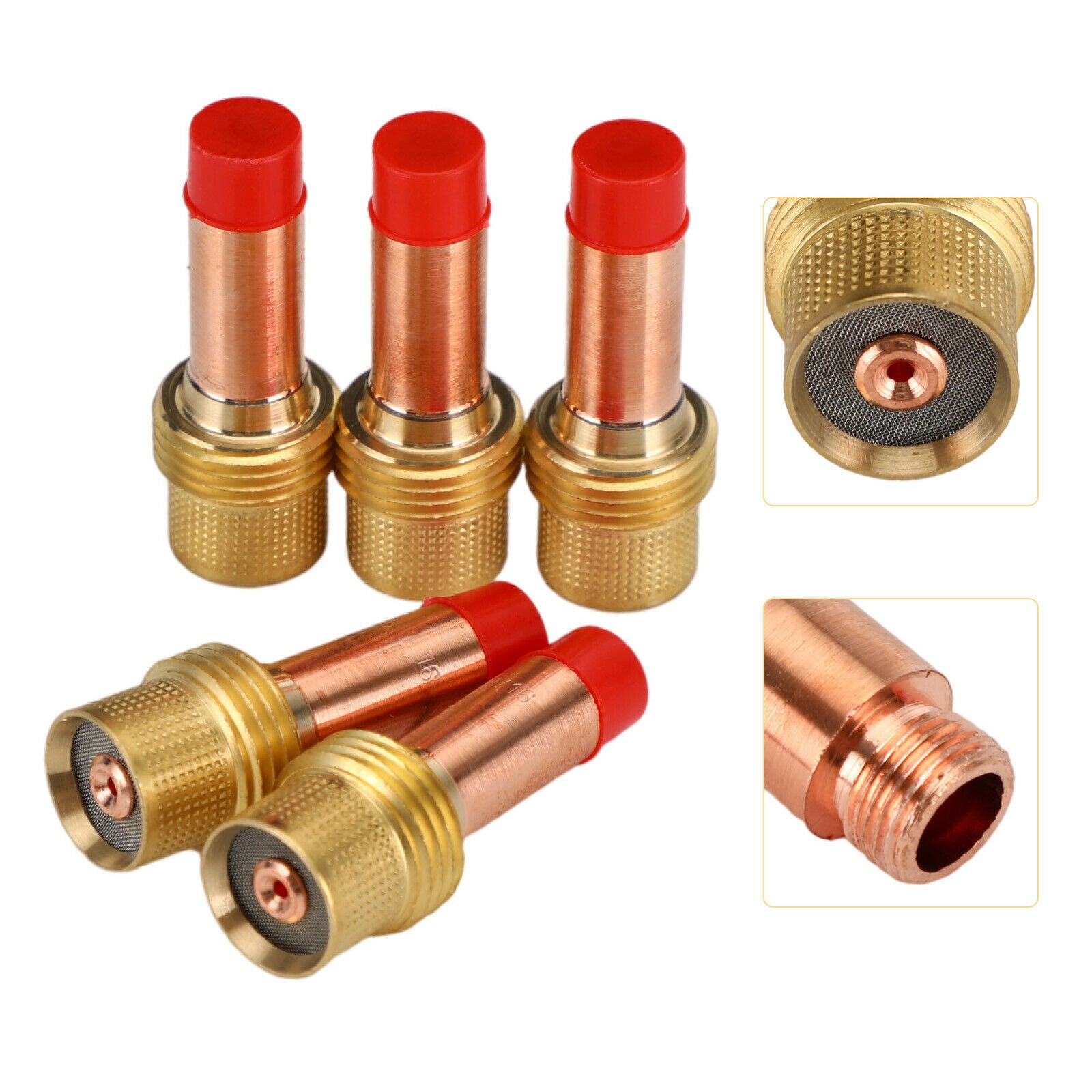 5-Pk Gas Lens Collet Body 45V25 1/16 For Tig Welding Torch 17/18/26