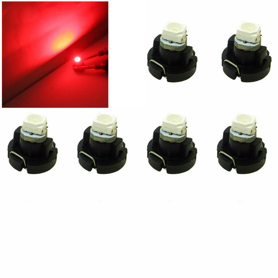 30x T3 Neo Wedge Car Dash Instrument Cluster Panel Lamps Gauge 5 Colors LED Bulb