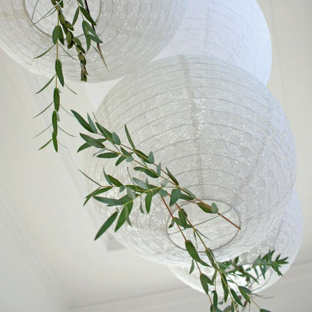 Chinese Paper Lanterns Outdoor Yard Party DIY Lamp Light Shell (20cm 1pc) @