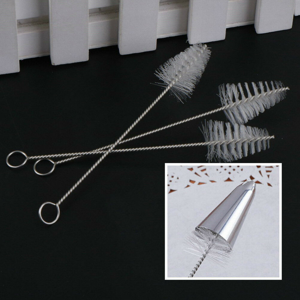 3pcs Pastry Icing Piping Nozzle Teapot Cleaning Baby Milk Bottle Nipple Br.l8