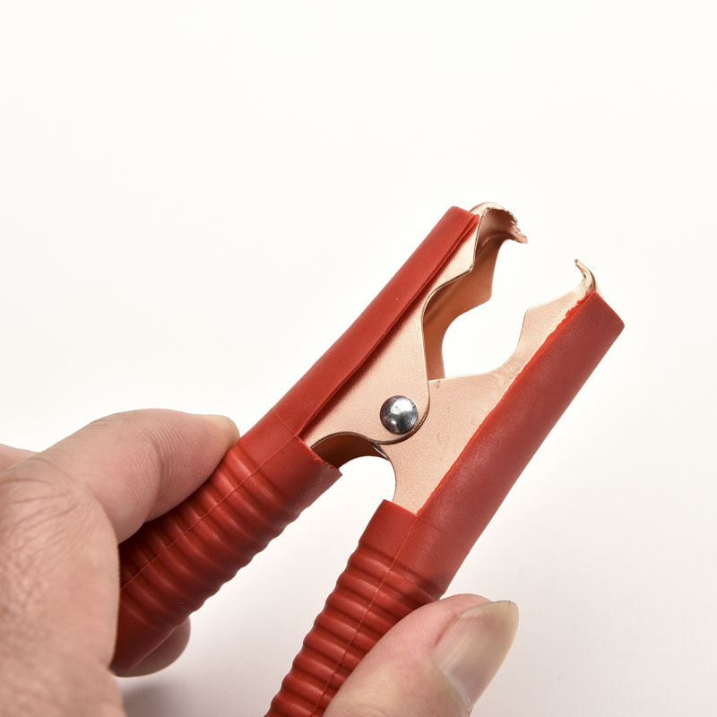 2Pcs Electrical Crocodile Alligator Car Battery Test Lead Clips 90mm 100A E WF