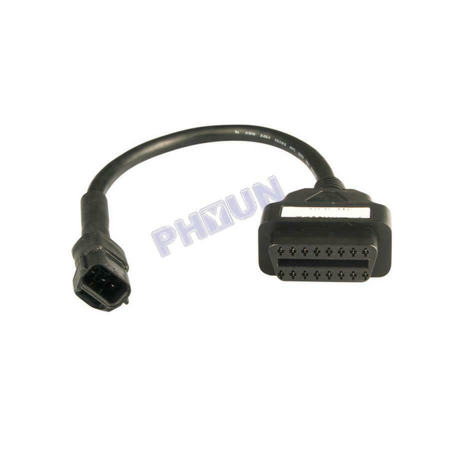 Motocycle 3 Pin To 16 Pin OBD Plug Adaptor Diagnostic Cable Fit For KYMCO Moto