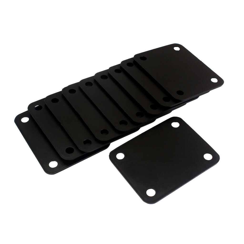10 pieces 4 holes plastic neck plate seal for guitar bass accessories