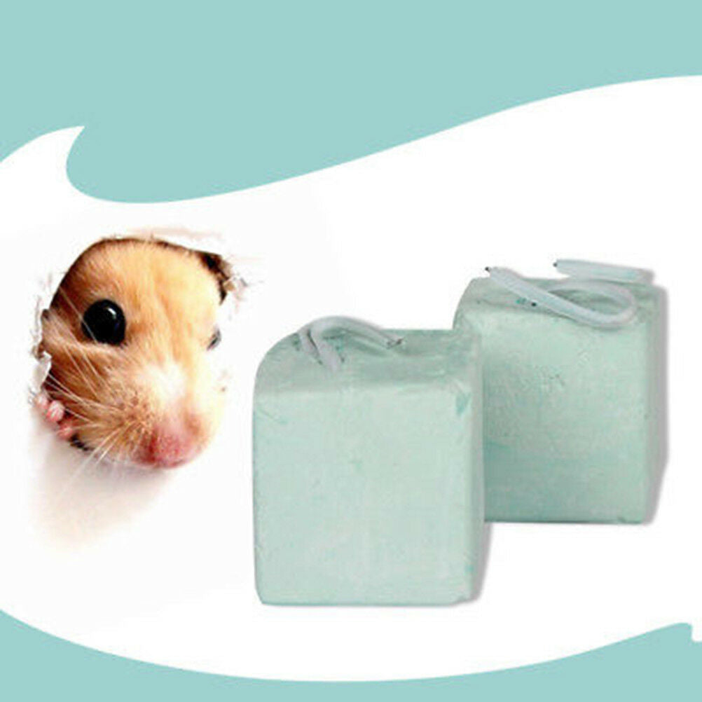 Small Animal Pet Hamster Rabbit Rat Mineral Chew Cube Teeth Grinding Ston.l8