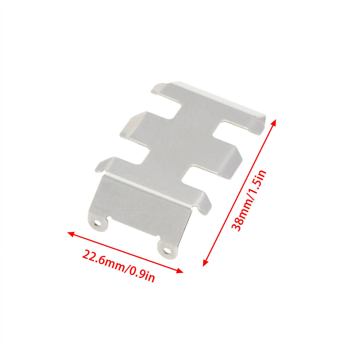 For Rcing Axial SCX24 AX90081 Stainless Steel Axle Skid Plate Guard setProtector