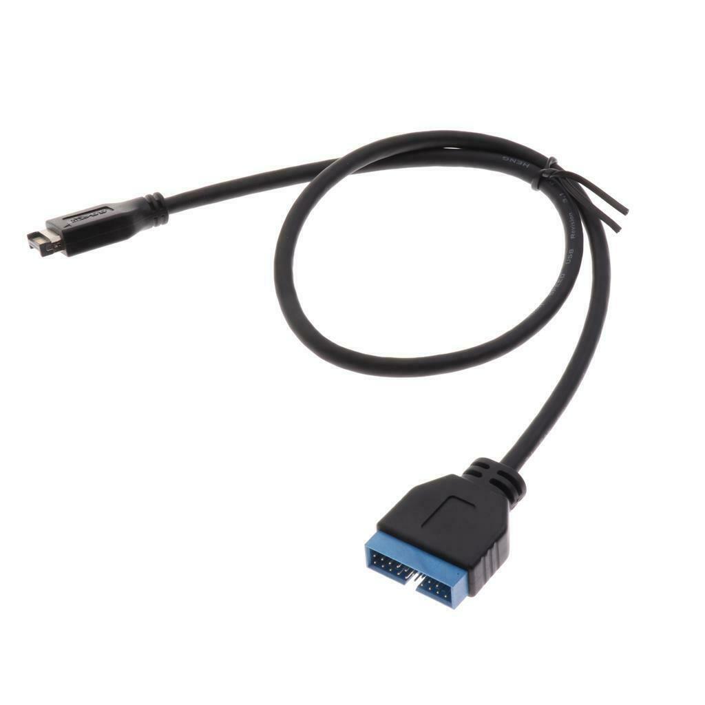 USB 3.1 Front Panel Header to USB 3.0 20Pin Header Extension Cable Durable 20CM