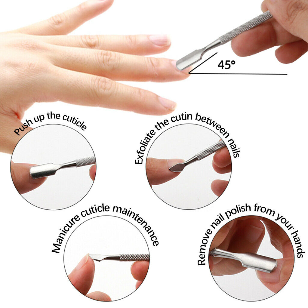 Set of 6 Thick Toenail Clippers Set Stainless Steel Tool Heavy-Duty Durable