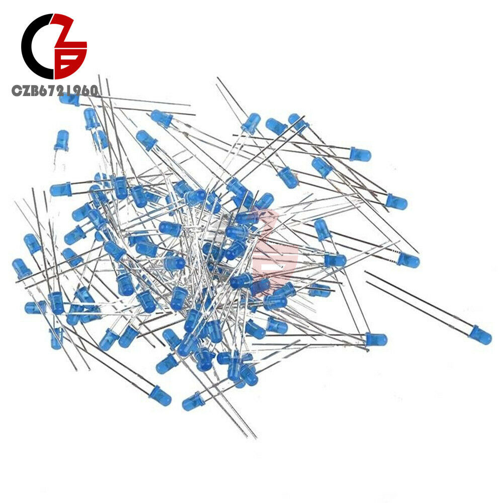 500Pcs LED 3MM BLUE COLOR BLUE LIGHT Super Bright