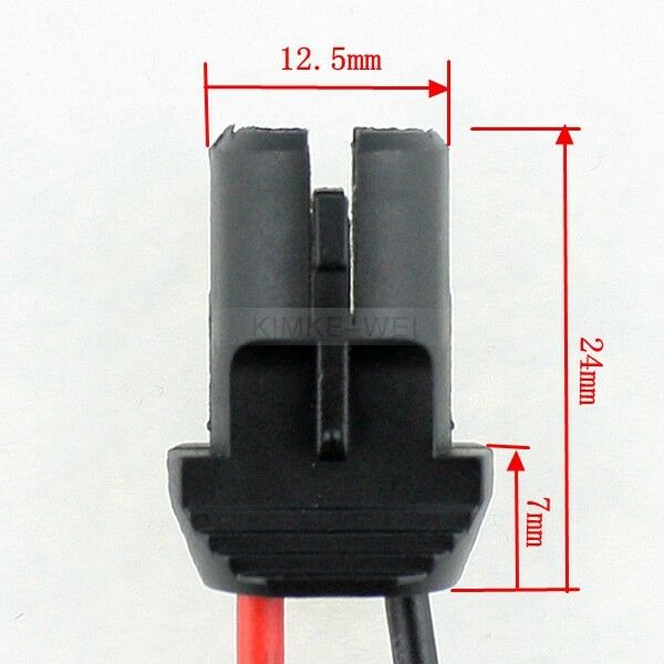 5x T10 W5W Led Lamp Bulb Socket Connector Holder Base & Wire 11.5cm New
