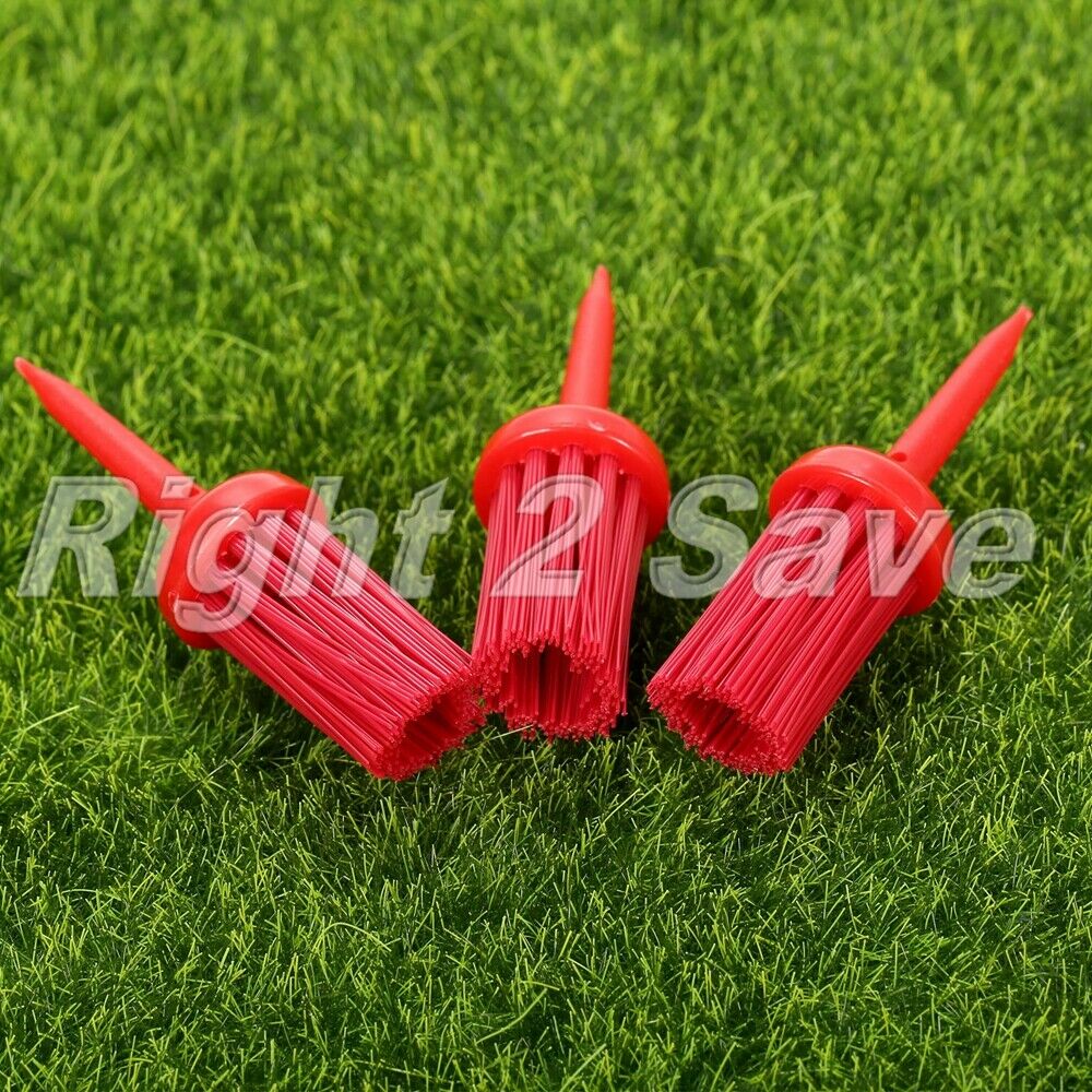 1Pack(50Pcs) 62mm Golf Brush Tees Plastic Bristles Tee Driver Training  Aid Tool