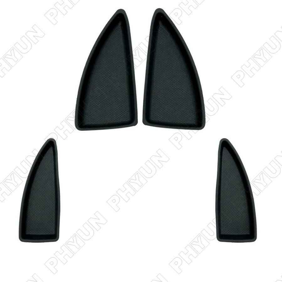 4Pcs Car Interior Front & Rear Door-Switch Bezel Cap For GM Chevy Malibu 2016-18
