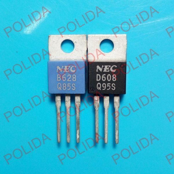 1pairs OR 2PCS  Transistor NEC TO-220 2SB628/2SD608 B628/D608