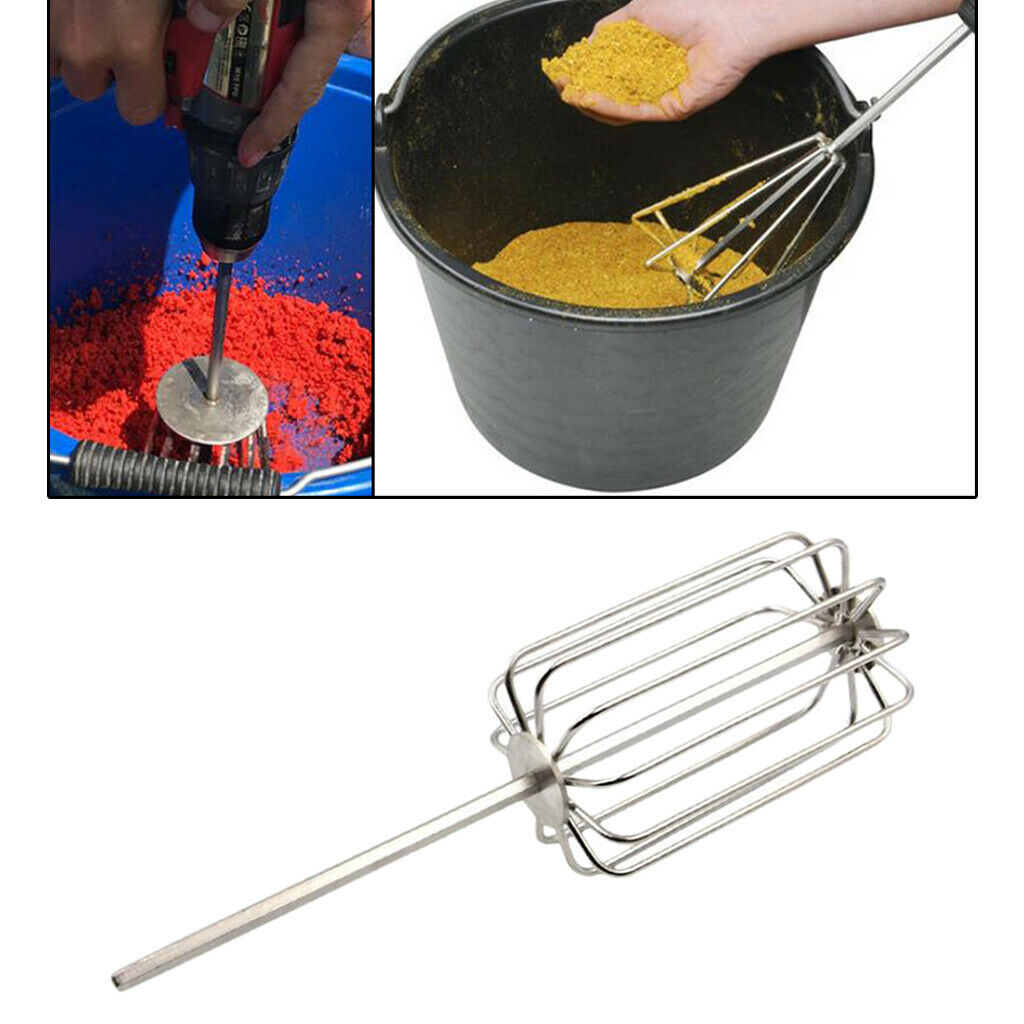 Sturdy Groundbait Mixer Carp Fishing Tackles Groundbait Whisk Tool Accessory