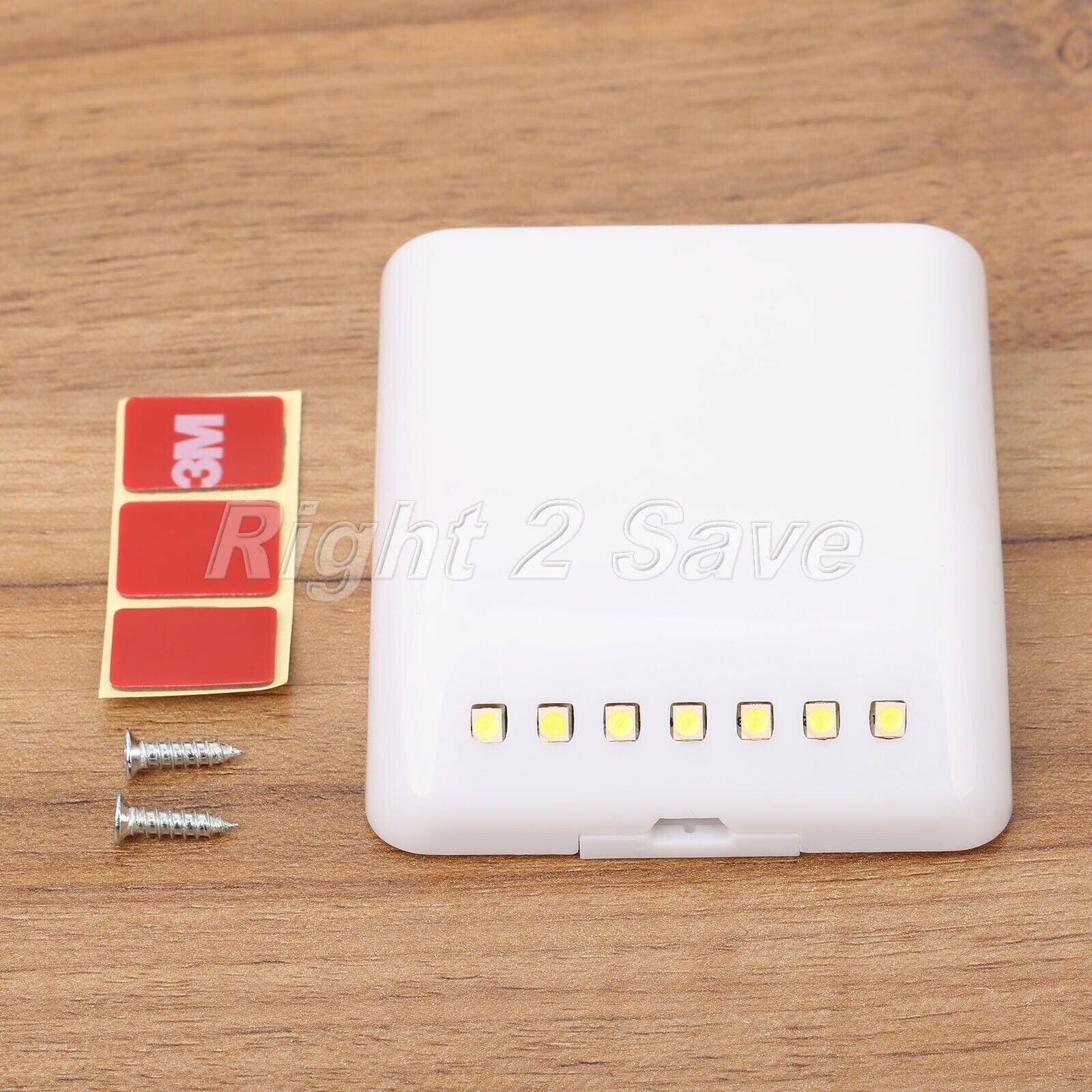 1pc Hinge LED Bedroom Cabinet Cupboard Dresser Wardrobe Furniture Sensor Light