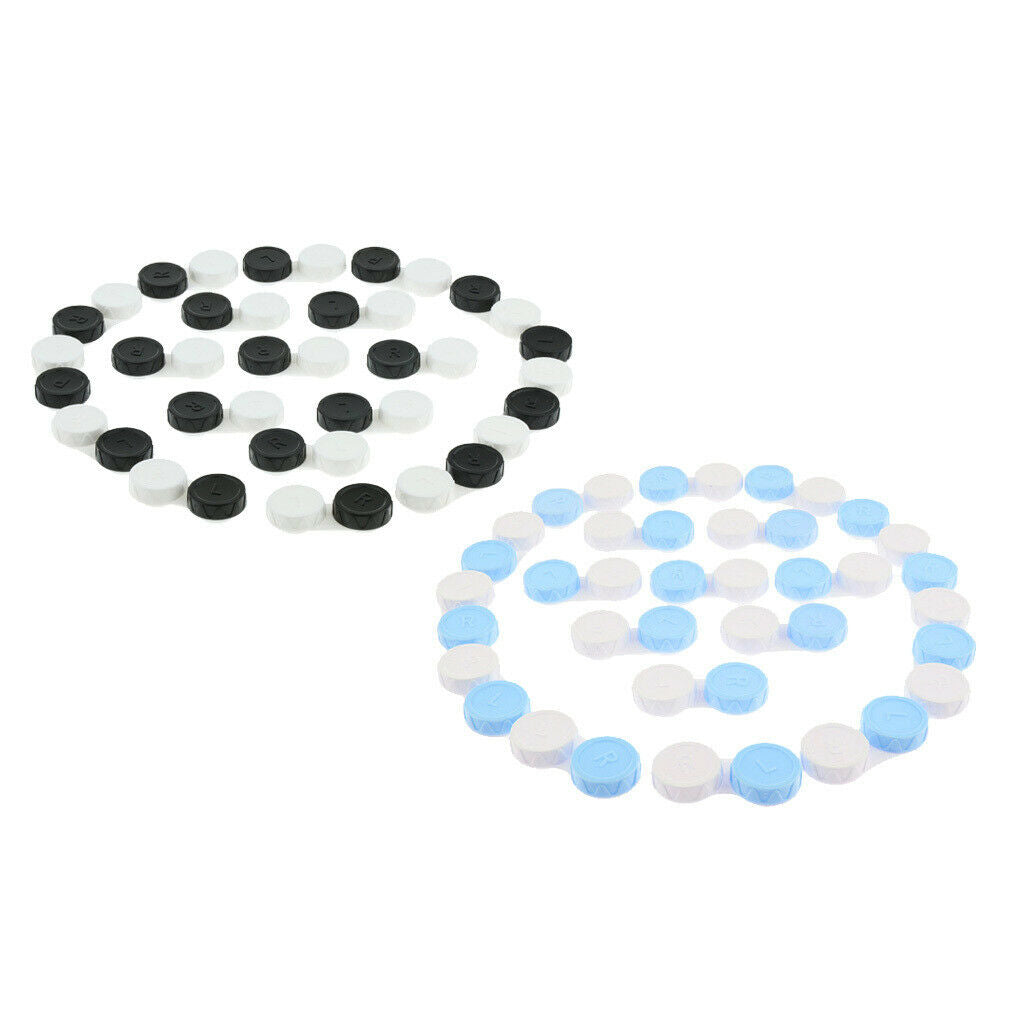 MagiDeal Bulk 40x  Lens Boxes Travel Lens Case Container Storage Holder