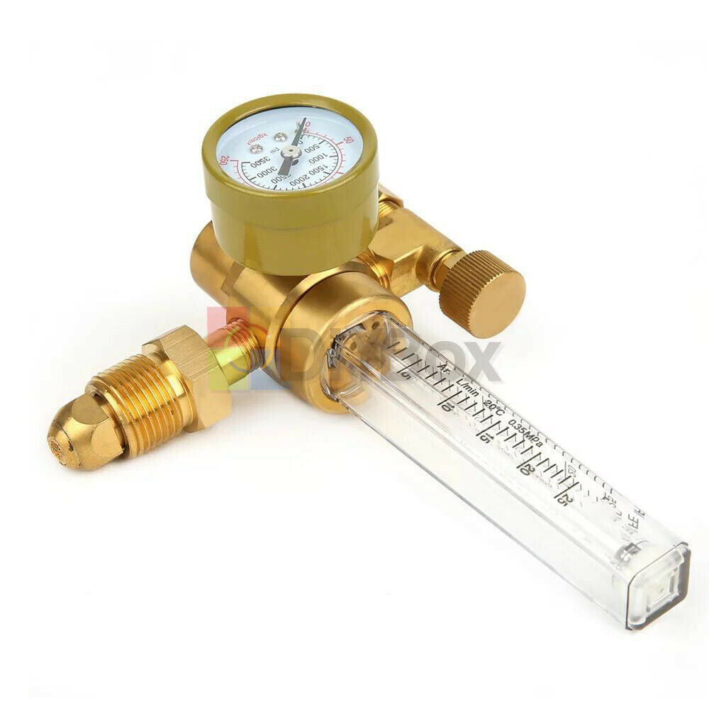 CGA580 Argon CO2 Mig Tig Flow meter Welding Weld Regulator Gauge Gas Welder