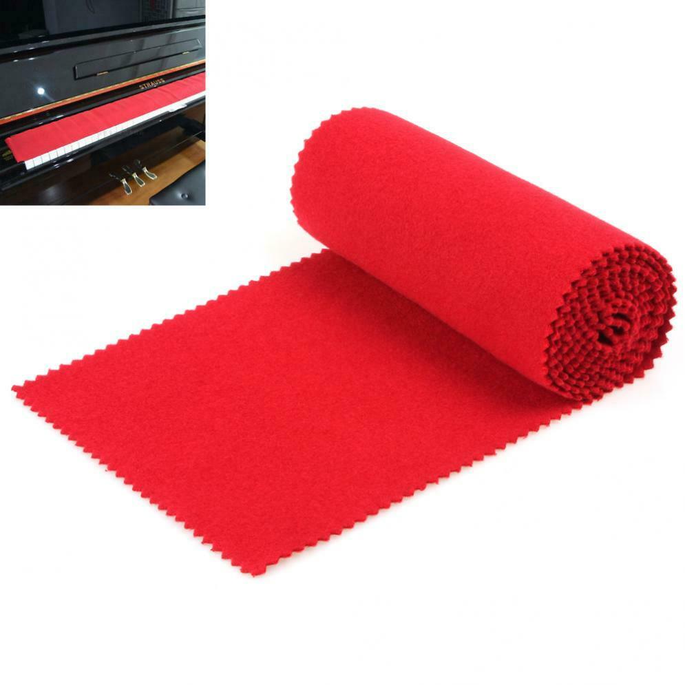 Red Soft Piano Key Cover Keyboard Dust Cover HOT