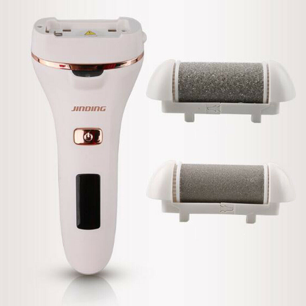 Electric Callus Remover w/Light For Feet Tool Foot File Dead Skin Remover