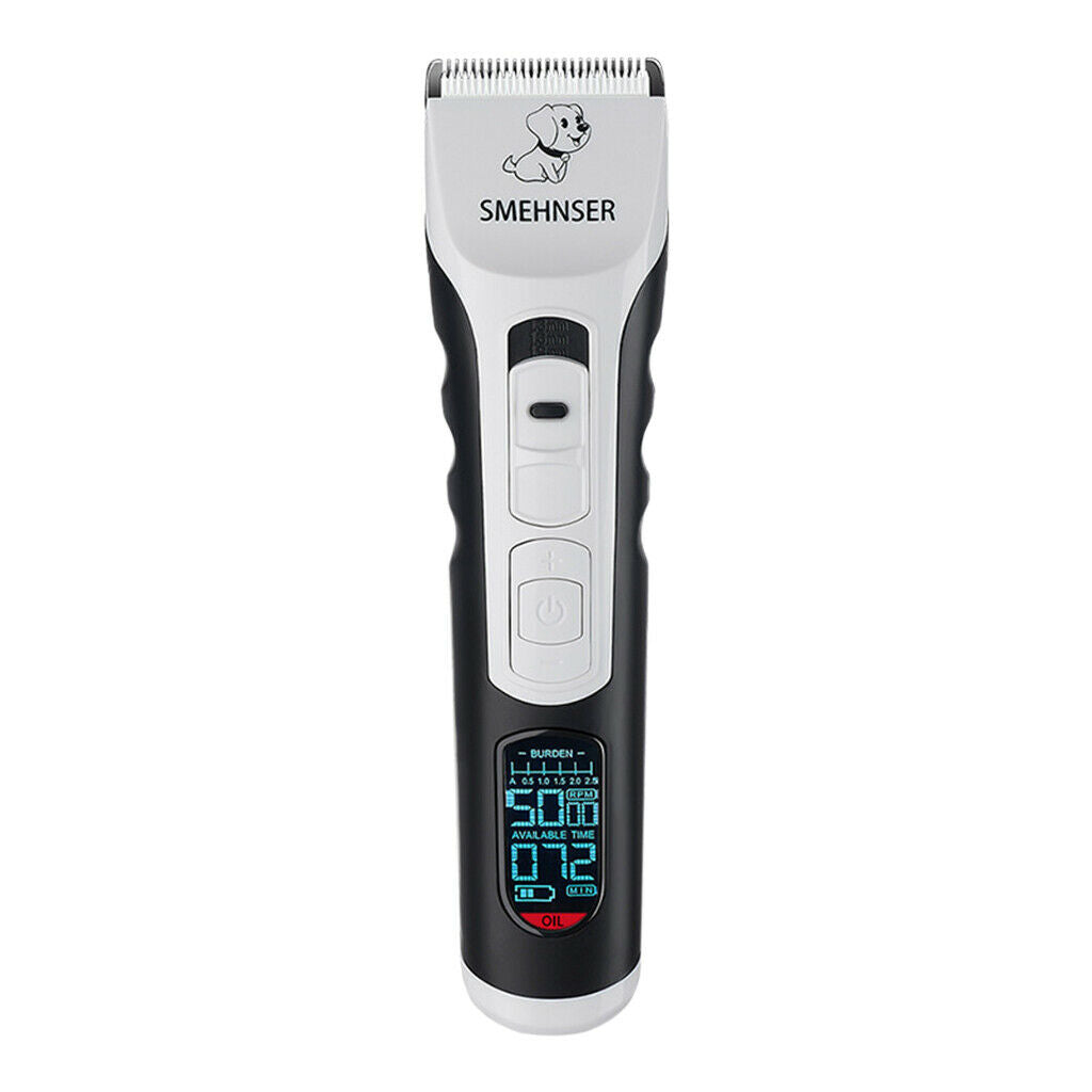 Cordless Electric Pet Clippers USB Shaver Animal Trimmer Guide Comb Tools