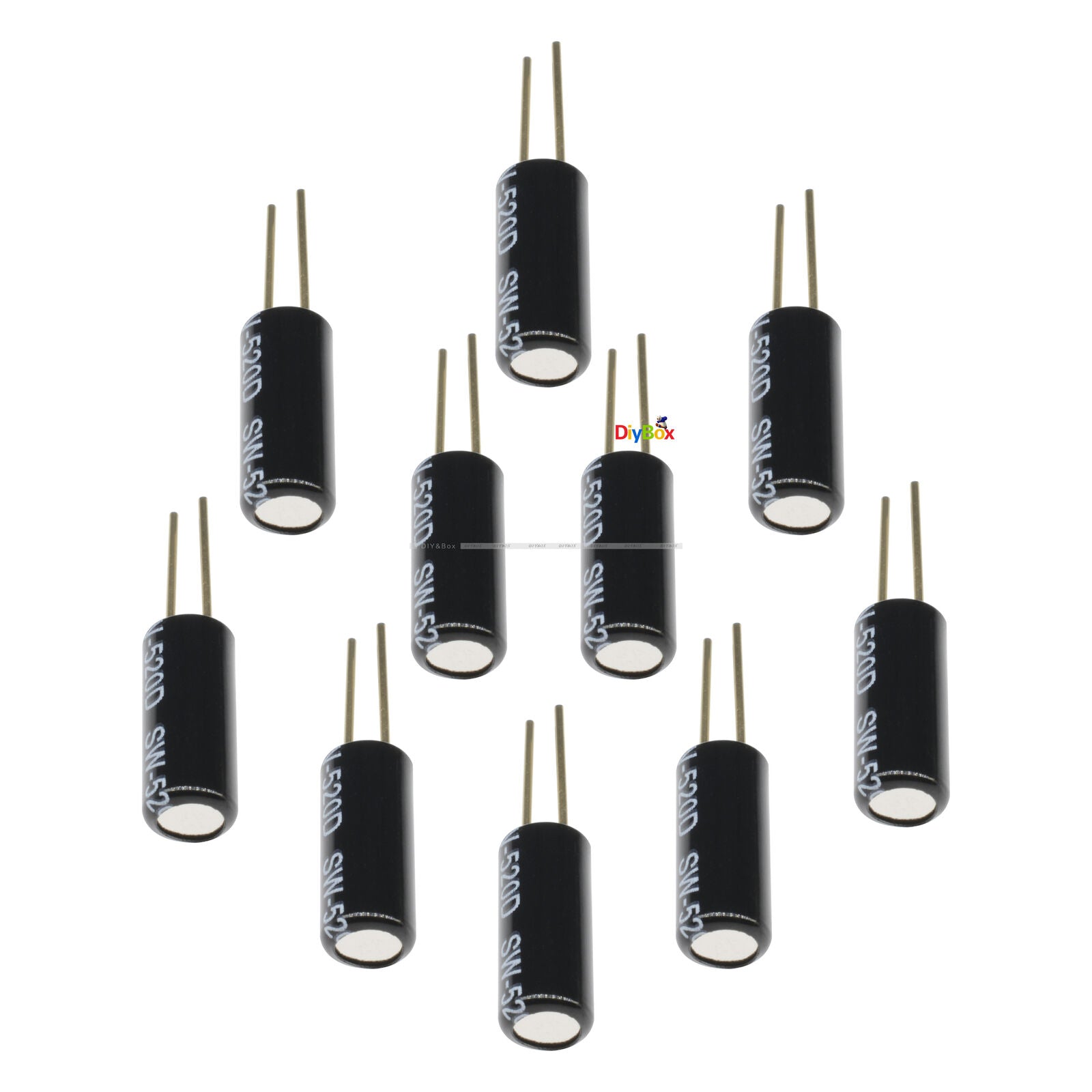 10PCS SW-520D SENSORE DI INCLINAZIONE Tilt Vibrazione Rotazione Sensor Switch