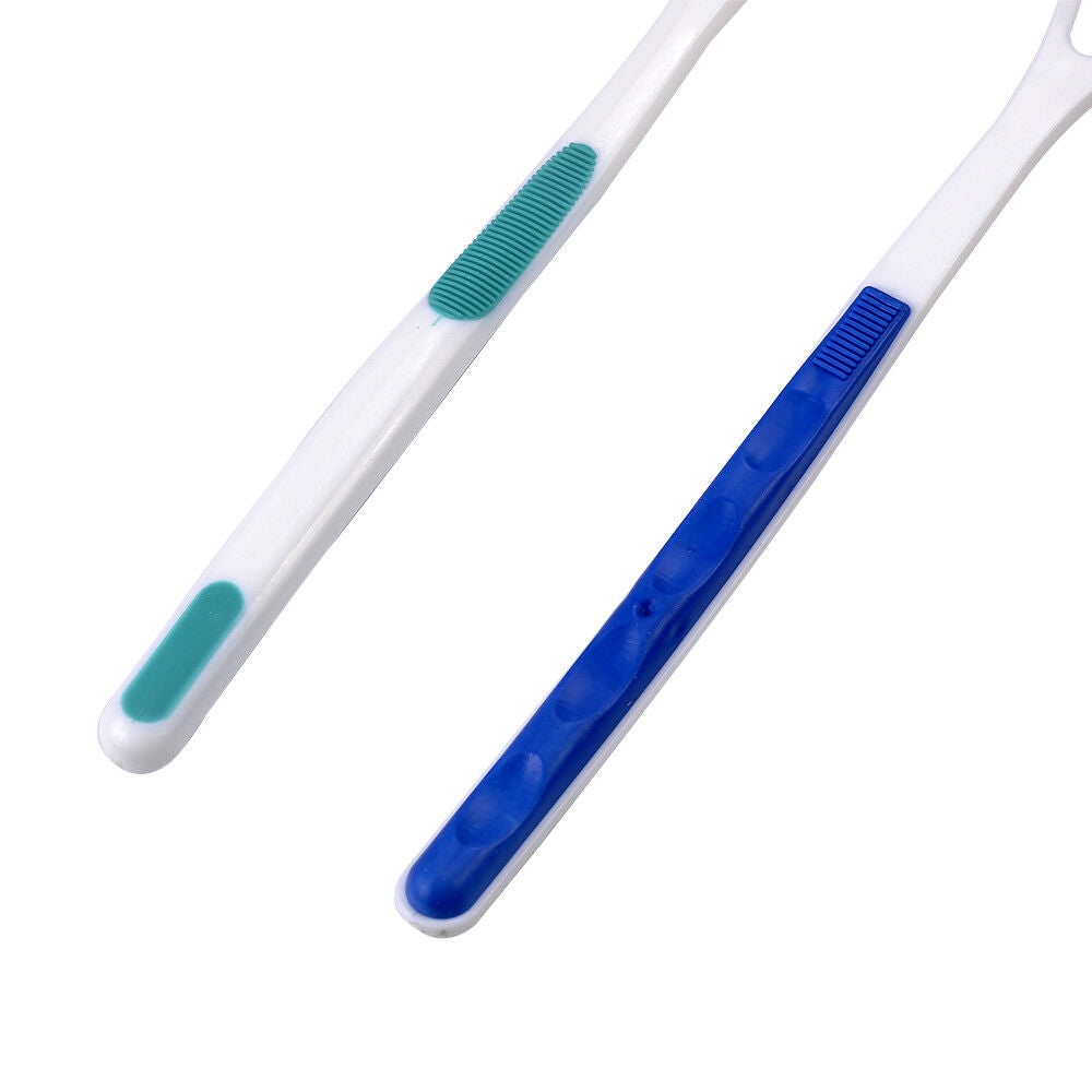 2Pcs Oral Dental Care Away Brush Scraper Hand Bad Breath Cleaner Clean Tongue