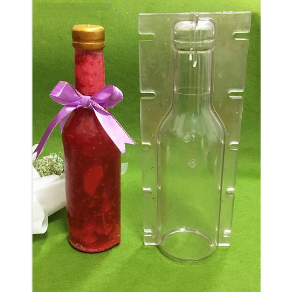 DIY bottle Shaped Plastic Candle Mould Soap Mold Candle Making Craft Models