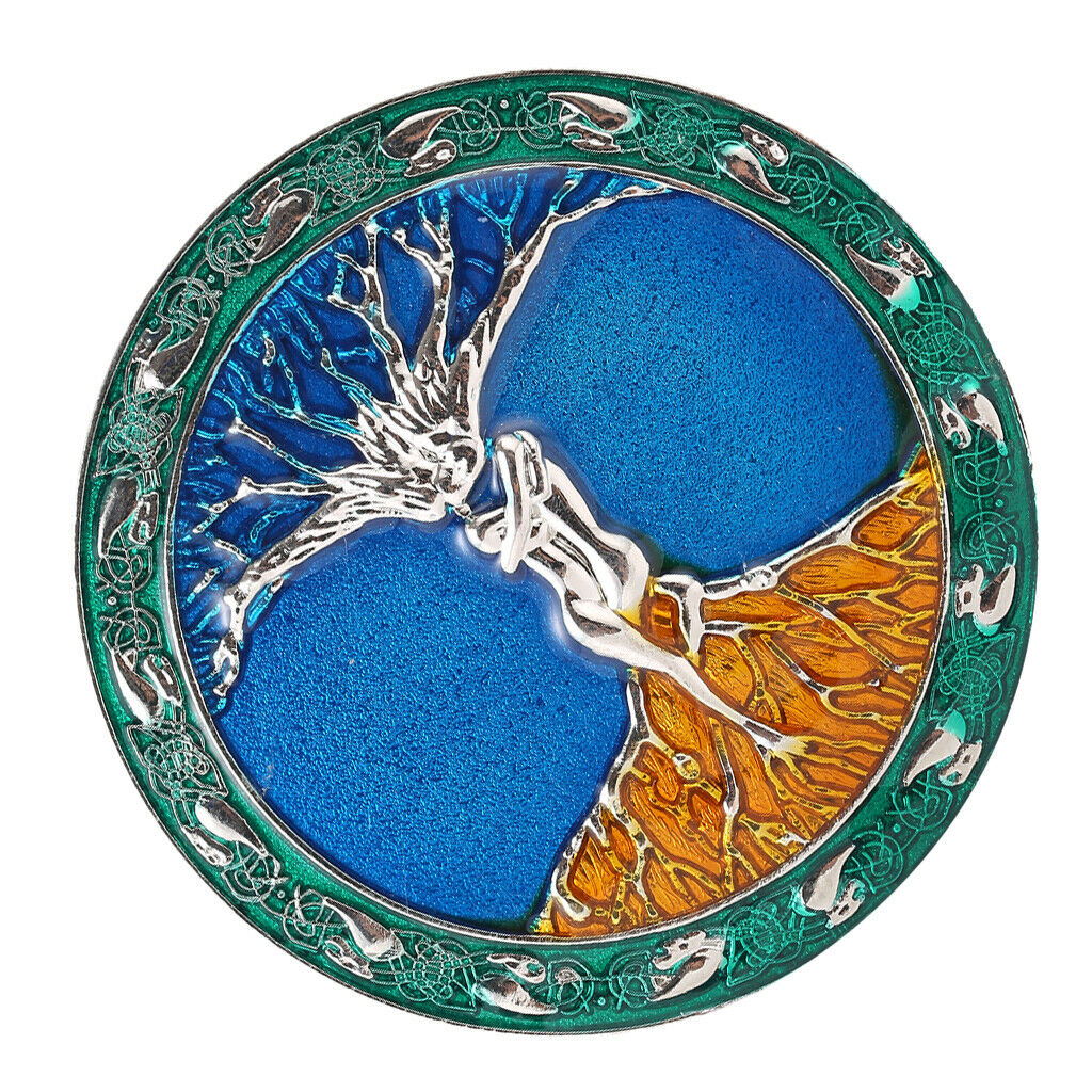 Celtic Style Tree Of Life Roots Branches Round Belt Buckle For Mens
