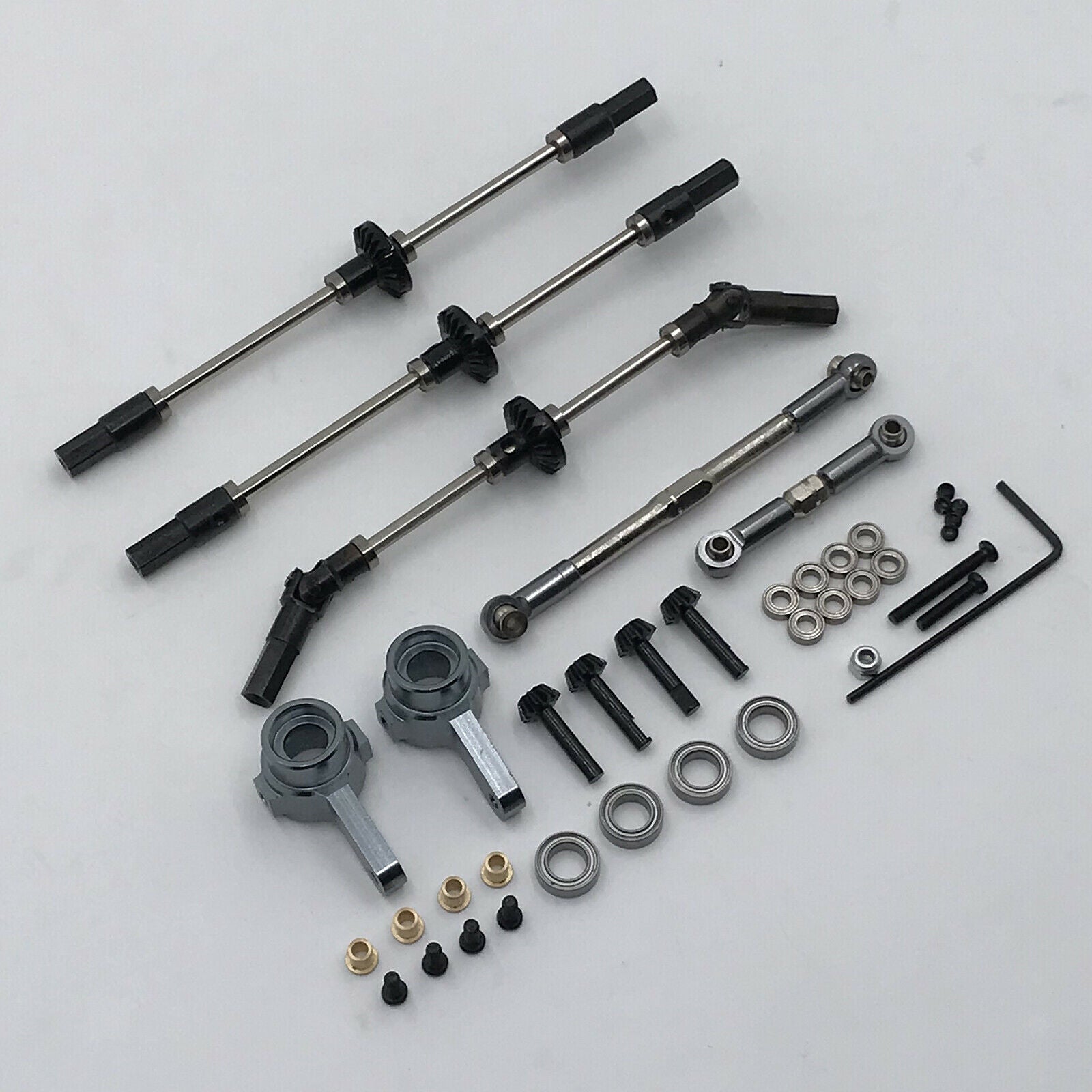 Exquisite CNC Upgrade Bridge Axle for WPL C14 C24 C-24 1/16 RC Crawler Car
