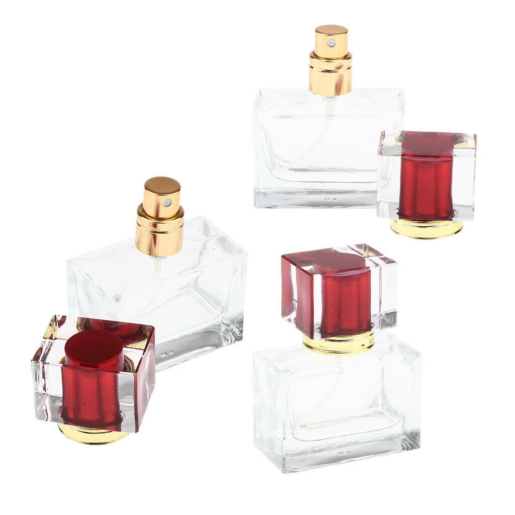 3 Packs Refillable Perfume Spray Bottles Sample Container f/ Office Girl's
