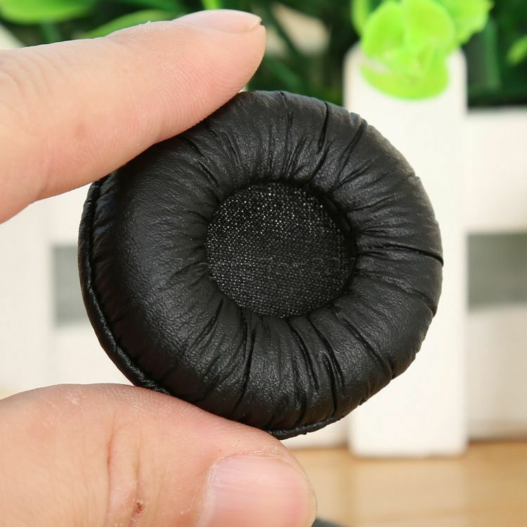 2 Pairs 45 mm 1.77" Ear Pads Cushion Replacement Cover for Headphone Headsets