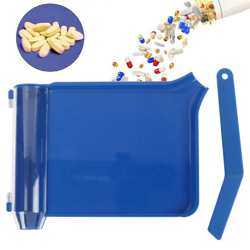 Pills Counting Tray Counter Dispenser Pharmacy Spatula Doctor Pharmacists Se.DD