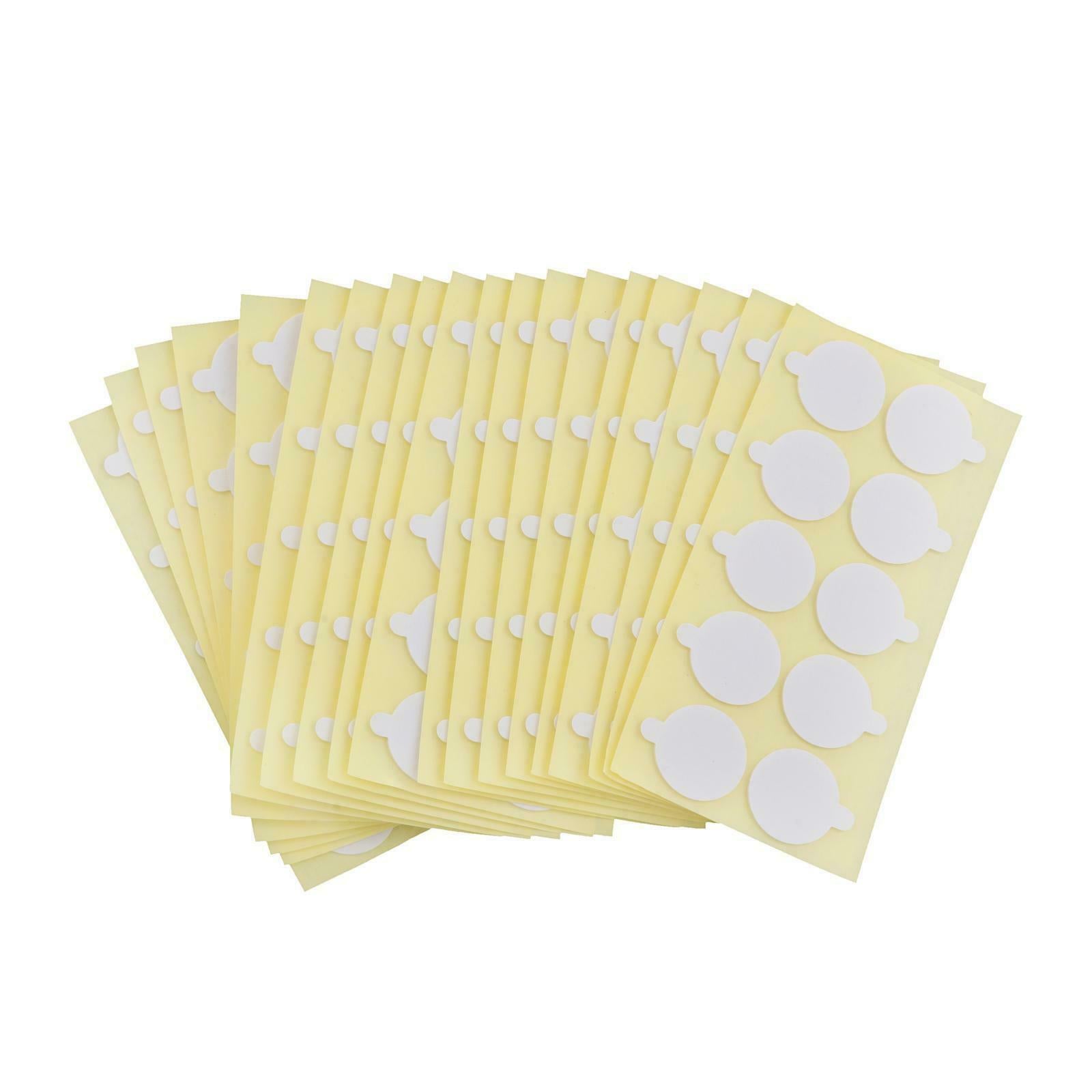 200x White Candle Wick Stickers Wax Double-Sided for Candle DIY Making 20mm