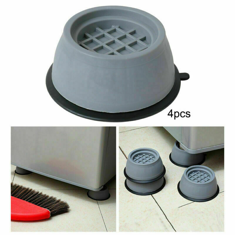 4x Anti Vibration Washer Feet Pad Washing Machine Non Slip Isolation Pads