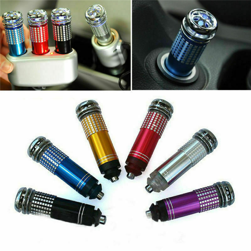 Auto Car Fresh Air Freshener Ionic Purifier Oxygen Bar Ozone Ionizer Cleaner US