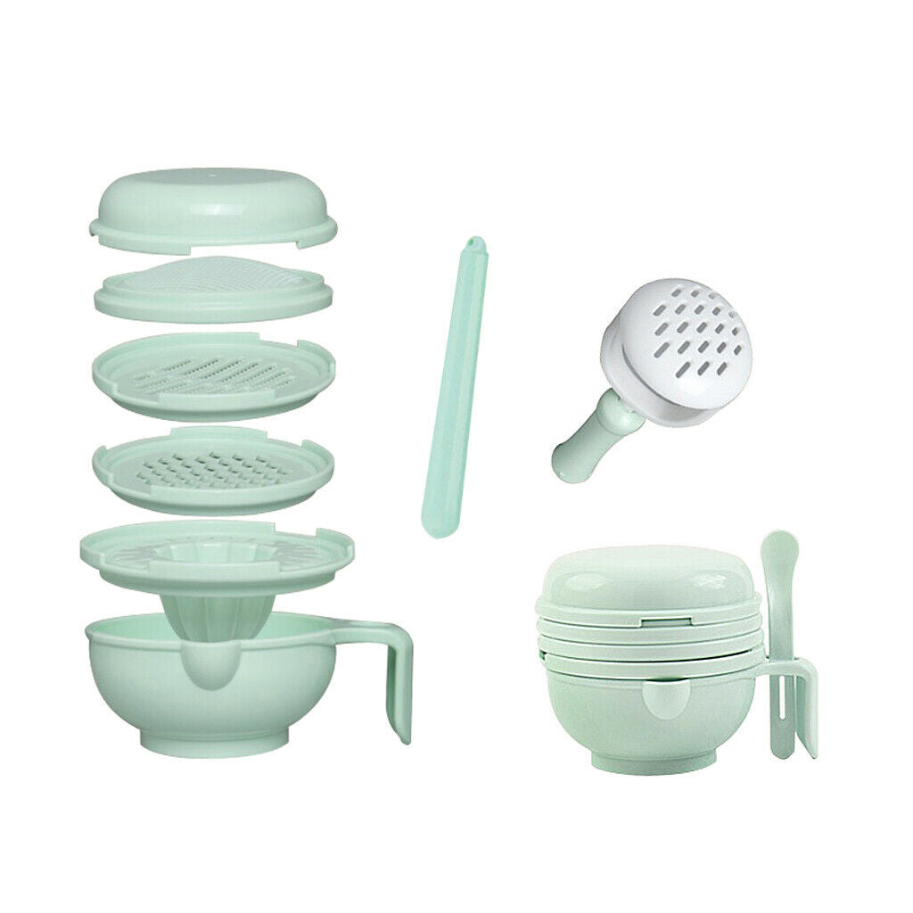 Baby Kids Grinding Bowls Learn Dishes Handmade Grinding Tool Food Fruit