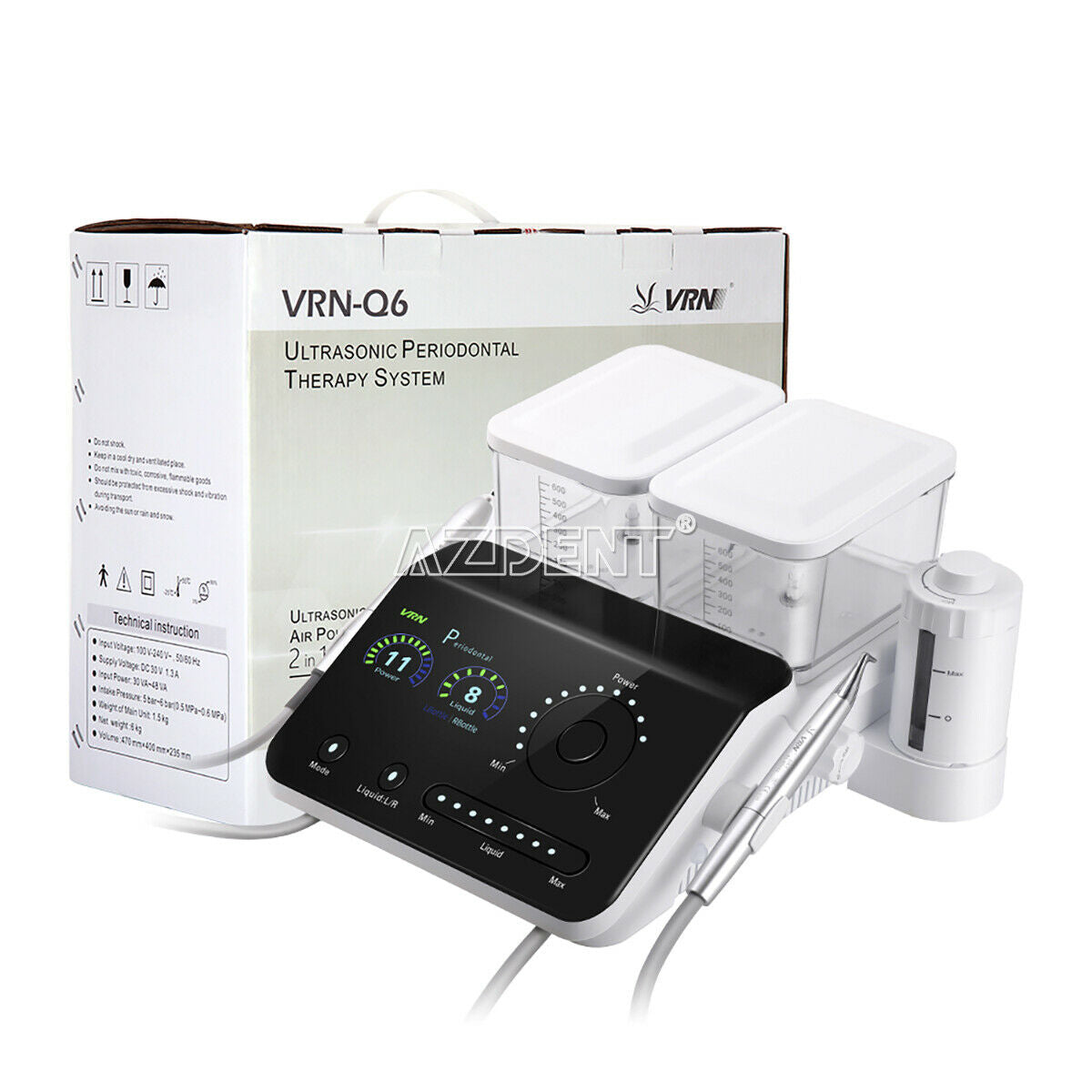 Dental Ultrasonic Scaler With Air Polisher No-pain ultrasonic piezo treatment