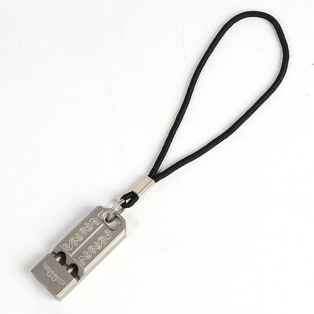 High Pitch Emergency Whistle Double Tube Loud for Hiking Dog Training