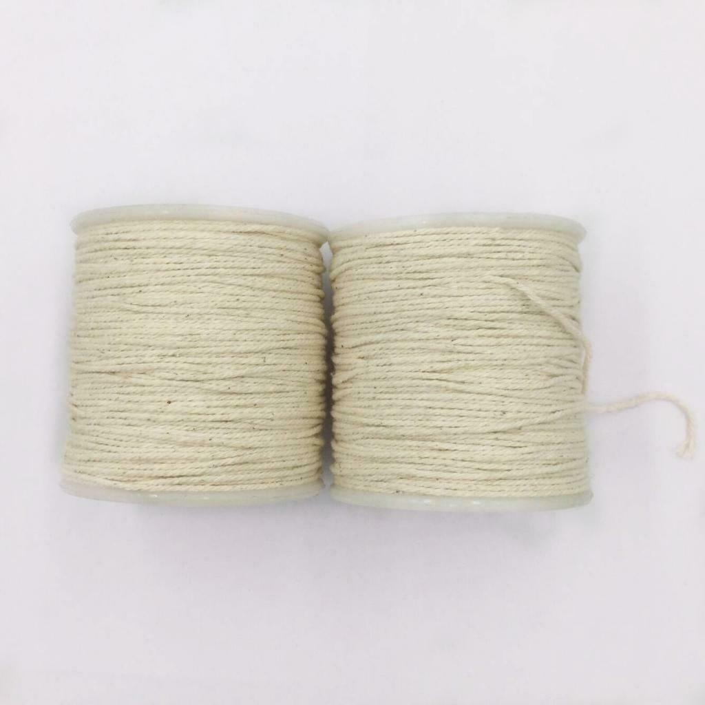 100 Meter Natural Cotton Twisted Cord Rope Sash Craft Macrame Artisan Strings