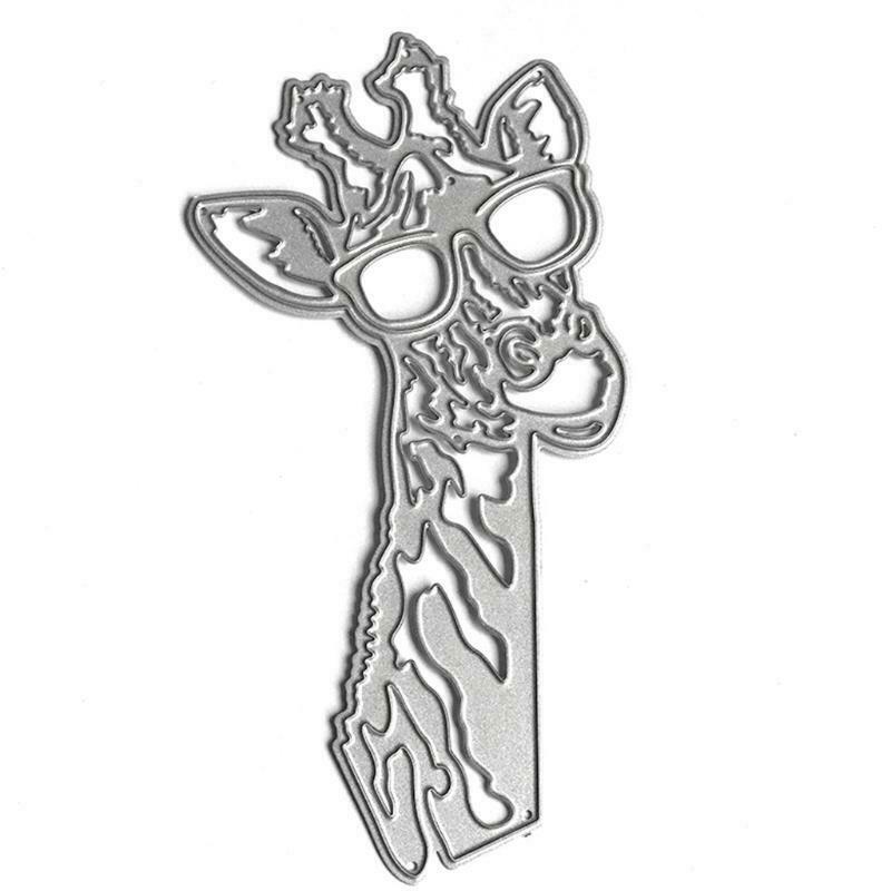 Sunglasses Giraffe Style Frame Carbon Steel Cutting Dies DIY Scrapbooking Photo