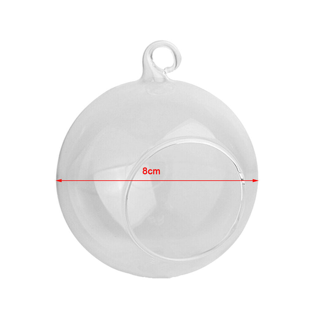 2pcs Ball Shape Flowerpot Hydroponic Vase Home Garden Decoration