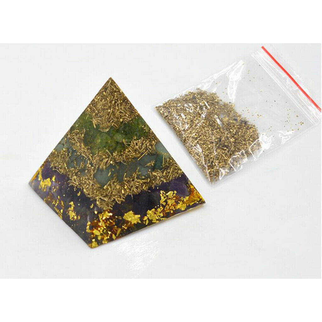 Natural crushed brass for jewelry making