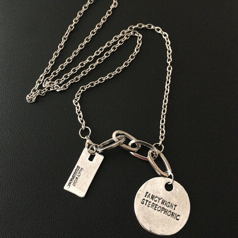 Punk Gothic Women Girls Round Metal Lock Pendant Chain Necklace Jewelry Gi Ws.DD
