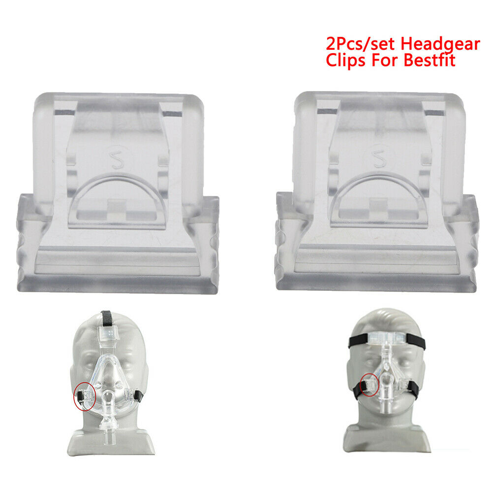 2Pcs/set  Headgear Clips For Various Mirage Series Nasal CPAP Best fit Masks XC